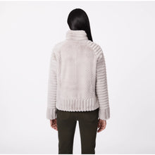 Load image into Gallery viewer, Bernardo Grooved Faux Fur Jacket