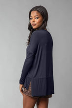 Load image into Gallery viewer, Lola &amp; Sophie Essential Rib Trim Tunic Knit top