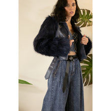 Load image into Gallery viewer, Mulla Faux Leather w/ Fur Sleeves