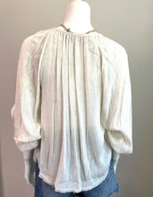 Load image into Gallery viewer, M West 3/4 Slv Peasant Top