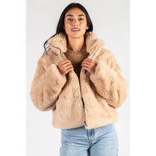 Load image into Gallery viewer, Before You Faux Fur Jacket
