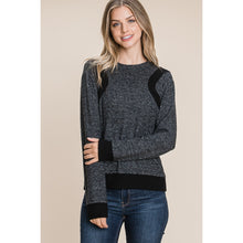 Load image into Gallery viewer, Maple S L/S Crew with Shoulder Contrast